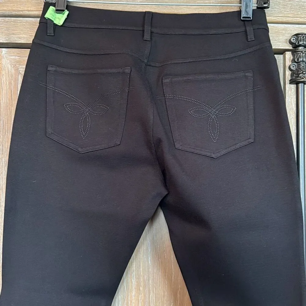 Ted Baker London 'Fioni' Black Zip Skinny Jeans size 2